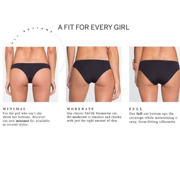 TAVIK SWIMWEAR Heather Swim Bikini Bottom Tapioca - Picture 6 of 7